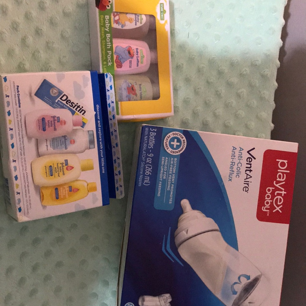 Bath Accessories and bottles